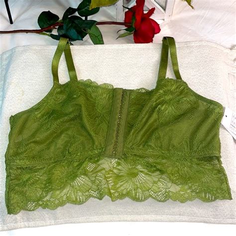 Auden Intimates Sleepwear Panties Bra Set Lace Bikini Underwear Floral Print Lace Bralette