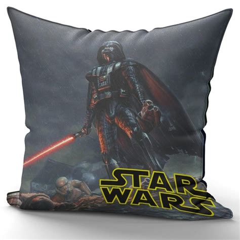 Almofada Darth Vader Star Wars Em Microfibra Premium Em Promo O