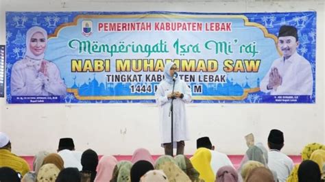 Peringatan Isra Miraj Nabi Muhammad Saw 1444 H Bkpsdm Kabupaten Lebak