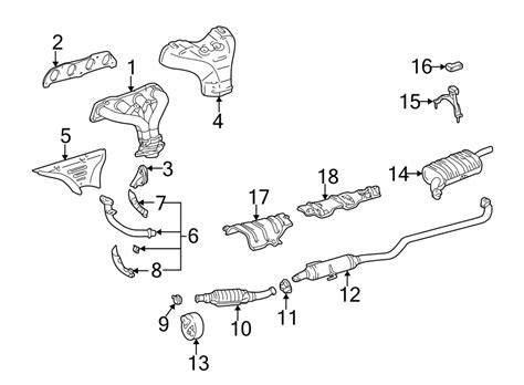 Toyota Corolla Exhaust Heat Shield Front Lower 175930D010 Toyota