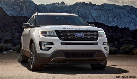 2017 Ford Explorer XLT Sport Pack Is High-Impact Styling Upgrade with Blacked-Out Trims, New LED ...