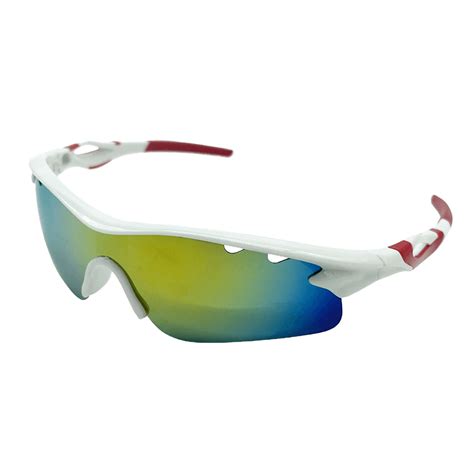 Очки спортивные солнцезащитные Newt Sunglasses бело-красные NE-LG-SG1 ...