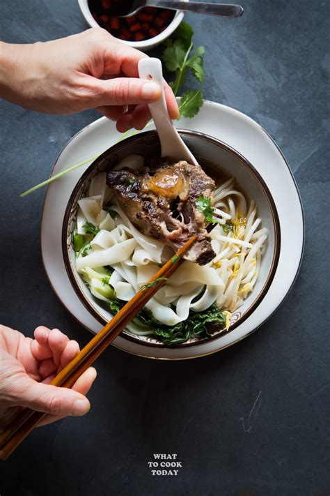 Instant Pot Oxtail Ho Fun Noodle Soup What To Cook Today