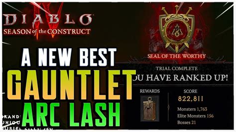 New Gauntlet BEST Diablo 4 Season 3 Arc Lash Sorcerer YouTube