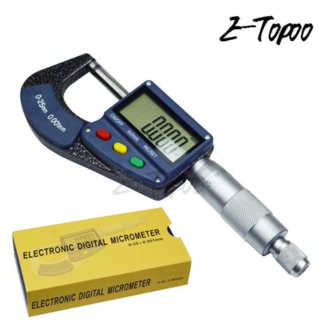 0-25mm 0.001mm elektronisk digitalt mikrometer mik... – Grandado