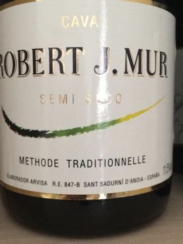 Robert J Mur Cava Semi Seco Vivino US