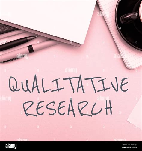 Handwriting Text Qualitative Research Concept Meaning Certified To