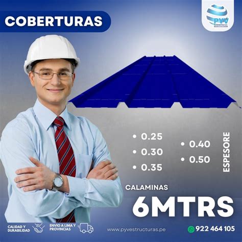 Calaminas TR4 De 6 Metros PYV ESTRUCTURAS