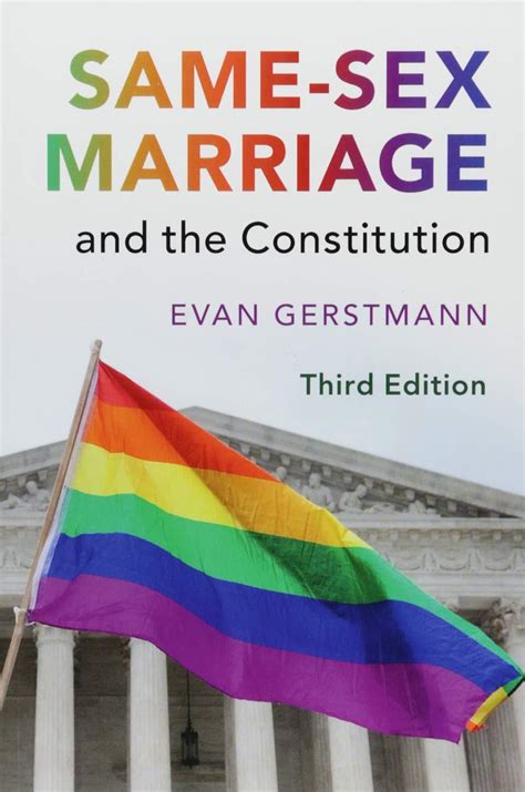 Amazon Same Sex Marriage And The Constitution Gerstmann Evan