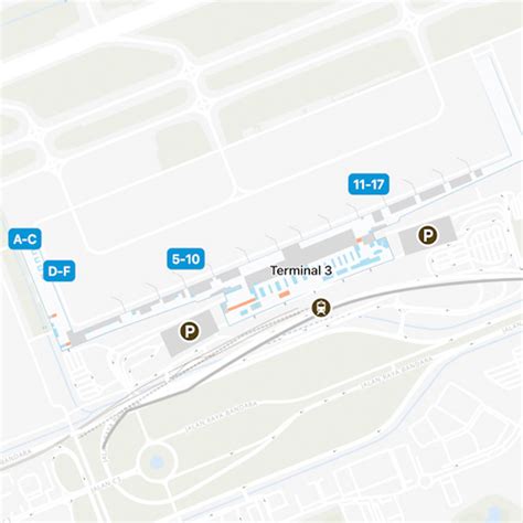 Jakarta Hatta Airport Terminal 3 Map & Guide