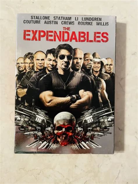 THE EXPENDABLES BLU RAY Sylvester Stallone Jason Statham Dolph Lundgren