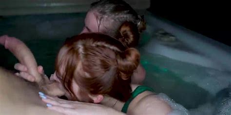 2 Chicks A Dick And A Hot Tub