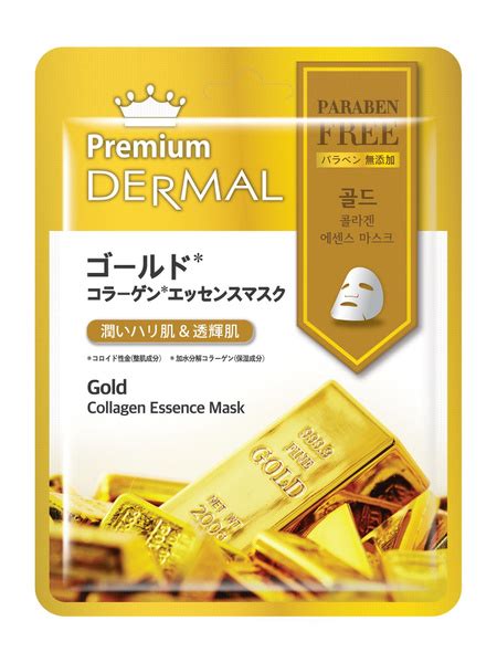 DERMAL Маска для лица Premium с золотом и коллагеном, 25 г купить на ...