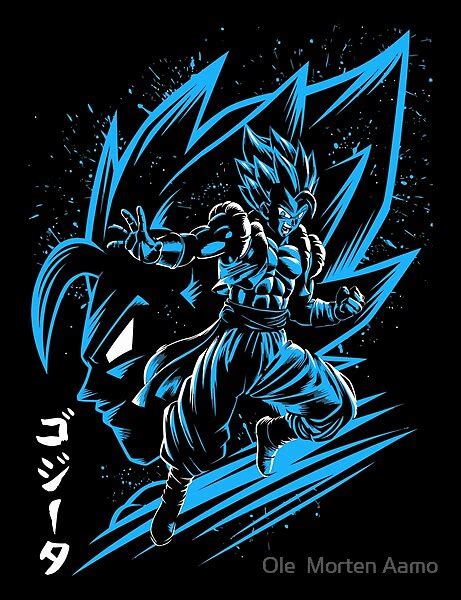 dragon ball  super saiyan fusion gogeta blue dragon ball  ole morten