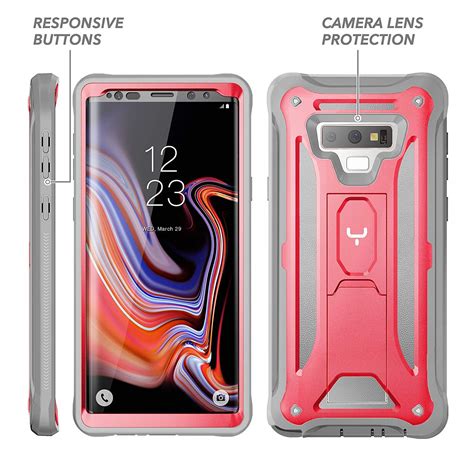 Youmaker Kickstand Case For Galaxy Note Full Body With Built In