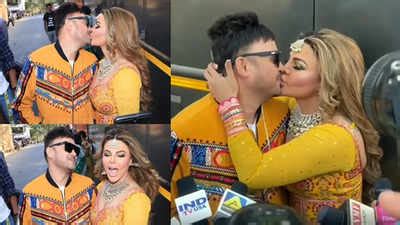 Bigg Boss 15 Grand Finale Rakhi Sawant And Husband Ritesh Lock Lips