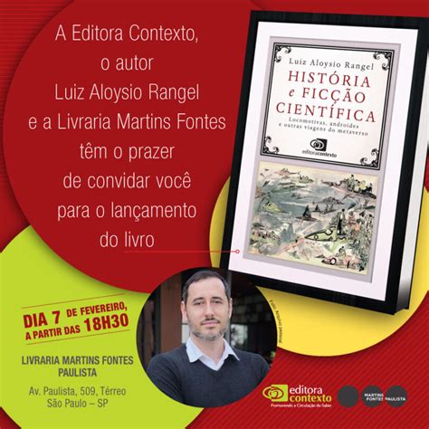 Lan Amento Hist Ria E Fic O Cient Fica Blog Da Editora Contexto