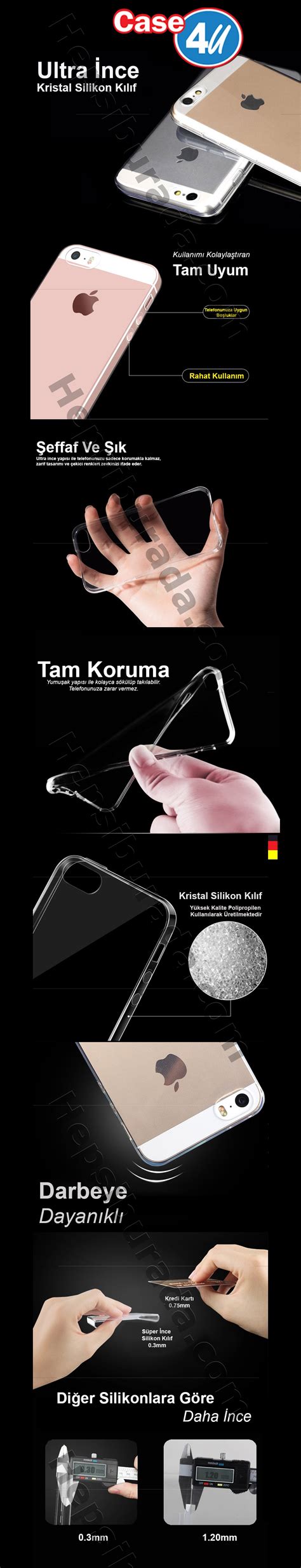 Case 4U General Mobile Gm5 Plus Ultra İnce Silikon Kılıf Fiyatı