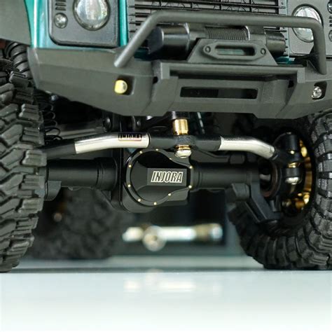 Injora Black Coating Brass Axle Diff Cover For Rc Crawler Traxxas