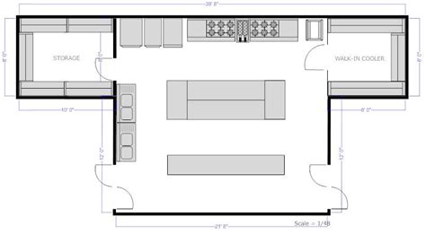 Commercial Kitchen Floor Plans Examples – Flooring Site