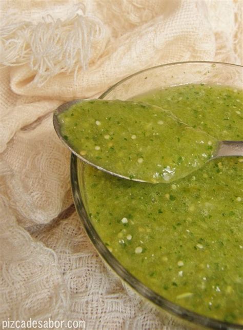 Cómo hacer salsa verde receta fácil rápida deliciosa Receta