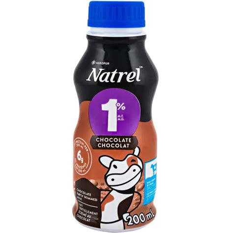 NATREL CHOCOLATE MILK 200mL – Canteen Canada