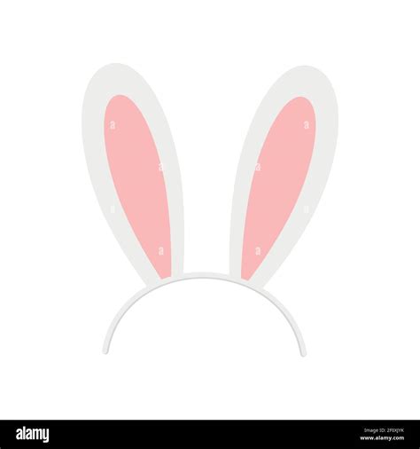 Easter Bunny Rabbit Ears Headband Vector Icon Isolated On White Background Stock Vector Image