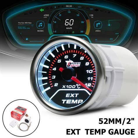 Gauges Water Temp Universal 2 Inch 52mm Water Temperature Gauge Meter