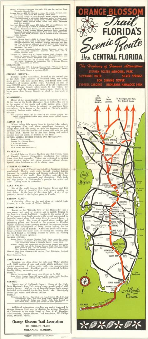 Orange Blossom Trail Curtis Wright Maps