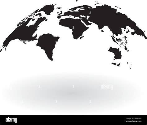 Mapa Del Mundo Logo Vektor Plantilla Imagen Vector De Stock Alamy