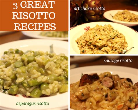 3 Great Risotto Recipes Yummy Alternatives