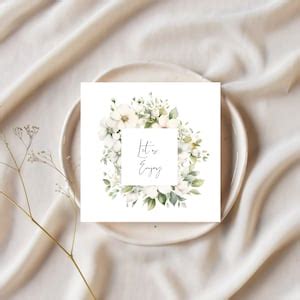 Watercolor Flower White Cream Flowers Floral Clipart White Flowers PNG