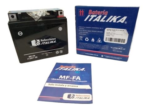 Bater A Ft Z Rc Italika Original F Lth Mercadolibre