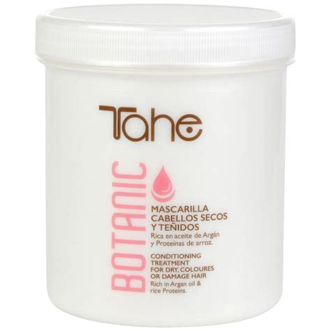 Tahe Botanic Mascarilla Para Cabellos Te Idos Y Secos Con Aceite De