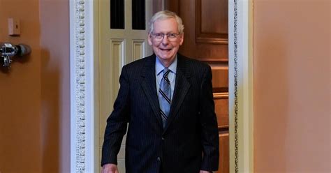 Ténor Du Sénat Américain Mitch Mcconnell Va Quitter Ses Fonctions De