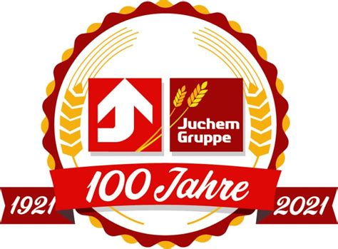 Jubiläumslogos: 100 Jahre Juchem - Schanz & Partner