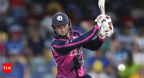 NAM Vs SCOT T20 World Cup Highlights Scotland Beat Namibia By 5