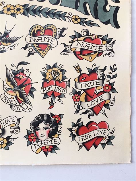 Pin On Meaningful Tattoos In Traditional Heart Tattoos