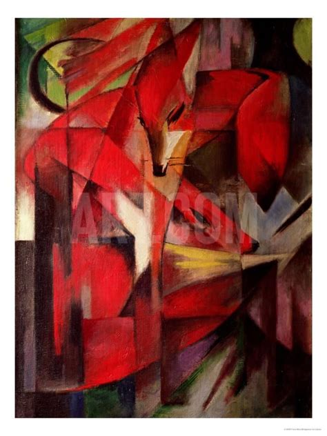 The Fox 1913 Giclee Print Franz Marc Franz Marc