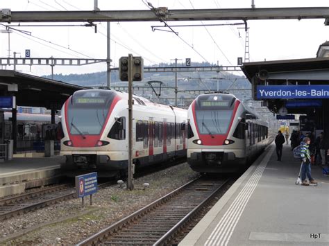 Sbb Triebz Ge Rabe Und Im Bahnhof Von Yverdon Les