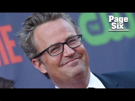 Matthew Perry How To Tell Which Drugs I Used During Friends Page