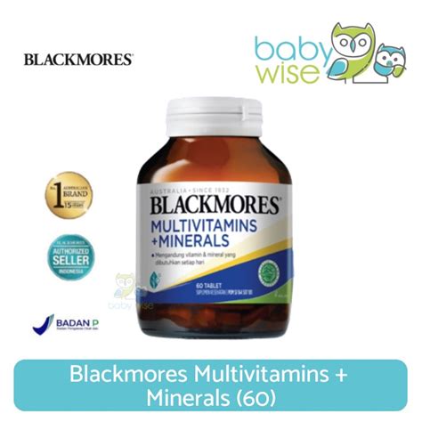 Jual Blackmores Multivitamins Minerals Bpom Kalbe Tablet