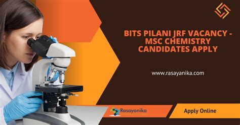 Bits Pilani Jrf Vacancy Msc Chemistry Candidates Apply