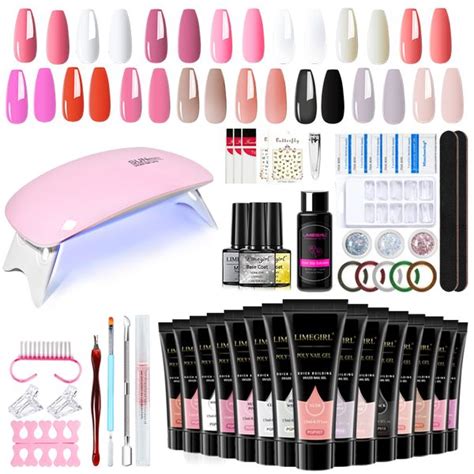 Dropship Manicure Set Transparent Architect Nude White Pink Manicure Trial All In One Set With