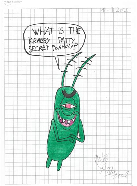 Plankton - What is the krabby patty secret formula by matiriani28 on ...