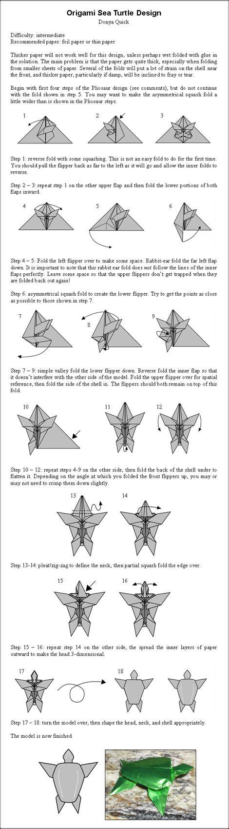 Origami Sea Turtle Instr. by DonyaQuick on DeviantArt