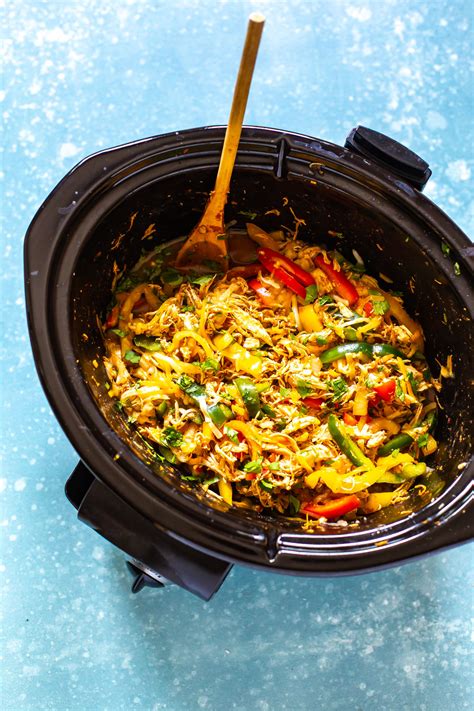 Crockpot Au Poulet Et Aux Fajitas Plus Facile