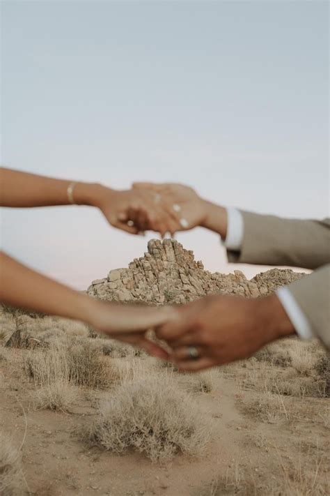 Desert Elopement In Joshua Tree Micro Wedding Ideas Brooke Nalani