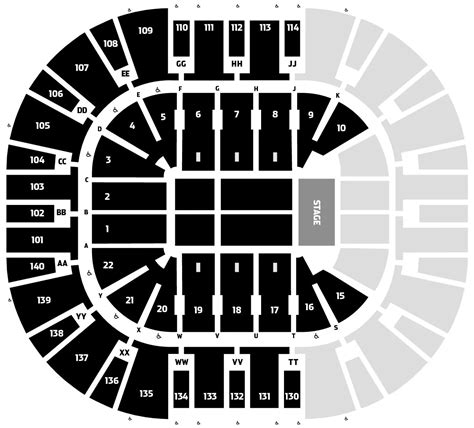 Seating Maps – Delta Center