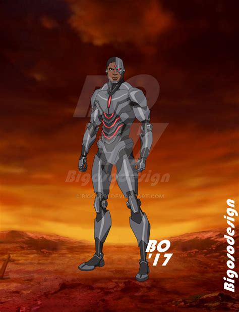 Justice League Cyborg By Bigoso91 On Deviantart